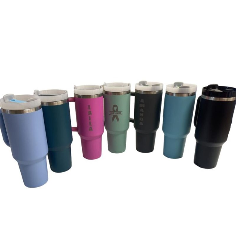 40 Oz. Vacuum Insulated Stainless Steel Tumbler w/Copper Lining