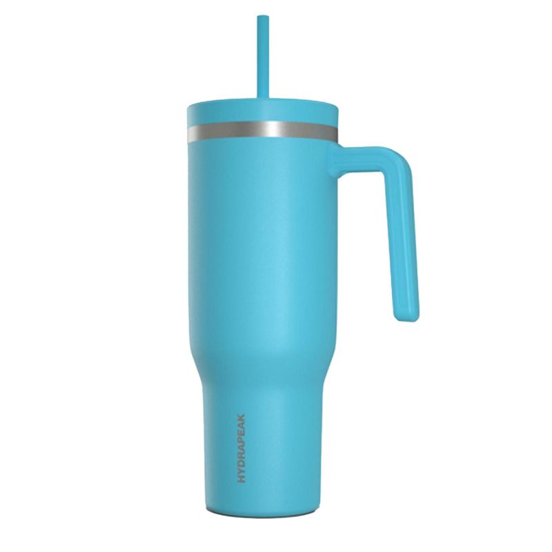 40 oz Hydrapeak® Stainless Steel Insulated Tumbler With Handle and Straw Lid-3