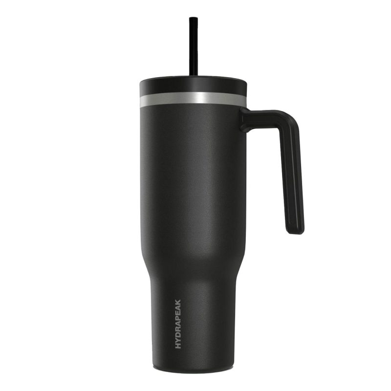 40 oz Hydrapeak® Stainless Steel Insulated Tumbler With Handle and Straw Lid-4