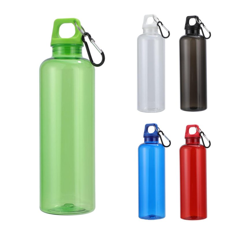 Aloha 25 oz RPET Reusable Translucent Bottle w/ Carabiner-1