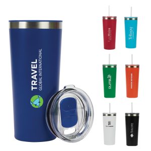 Bergen 24 oz. Steel/100% Recycled PP Liner Travel Tumbler-1