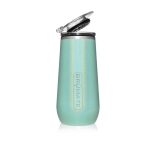 BruMate Stemless Champagne Flute Glitter and Print Colors-3