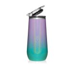 BruMate Stemless Champagne Flute Glitter and Print Colors-8
