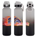 Chroma 27 oz Tritan® Bottle with Snap-Top Lid & Carabiner-3