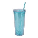 Clio 20 oz Recycled Acrylic Straw Tumbler-5