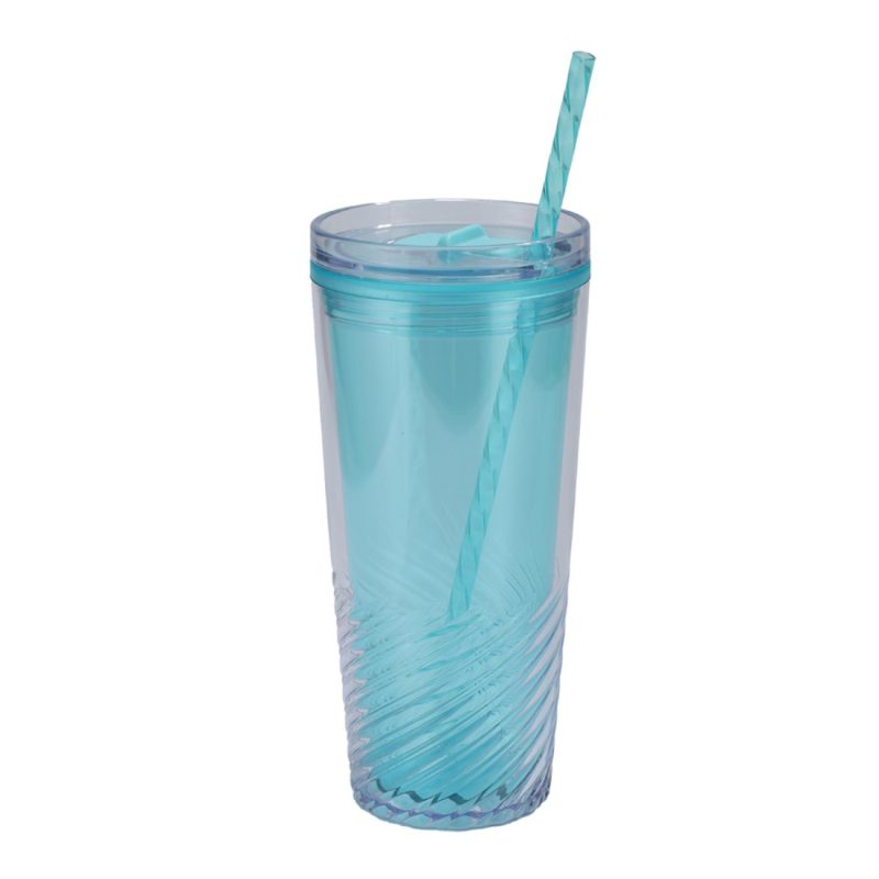 Clio 20 oz Recycled Acrylic Straw Tumbler-5