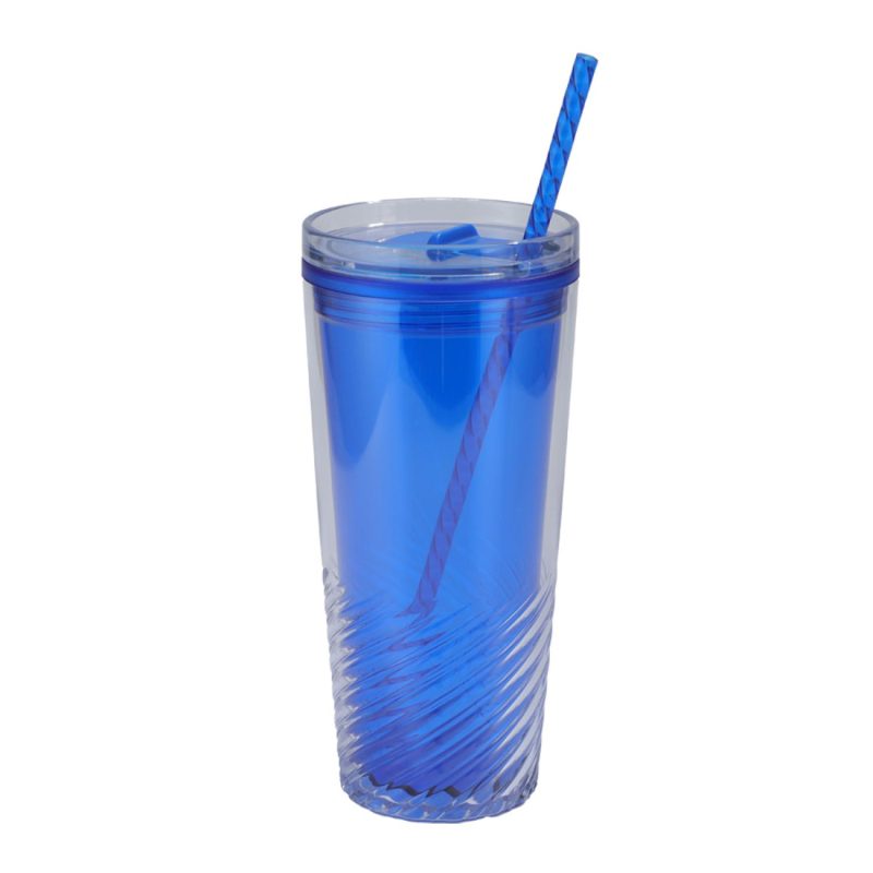 Clio 20 oz Recycled Acrylic Straw Tumbler-7
