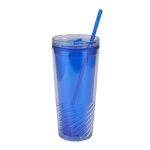 Clio 20 oz Recycled Acrylic Straw Tumbler-8