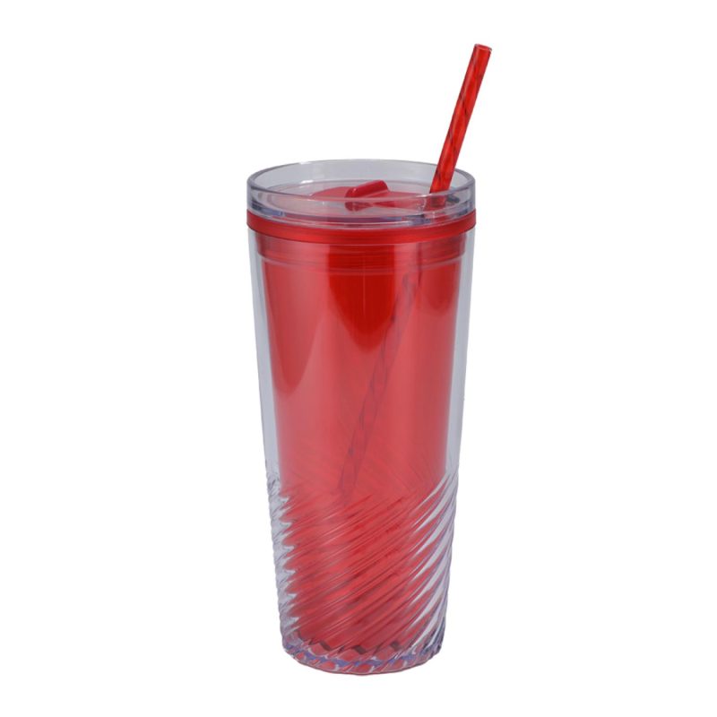 Clio 20 oz Recycled Acrylic Straw Tumbler-9