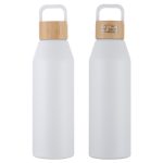 Clive 24 oz Recycled Aluminum Bottle with Bamboo Lid-8
