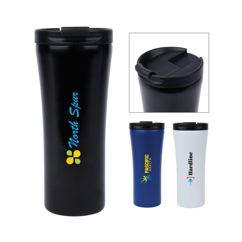 Conrad 16 oz. Double Wall Steel Vacuum Travel Tumbler-1