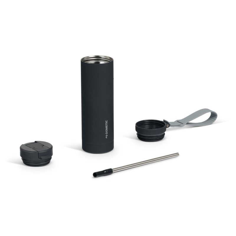 Dometic Straw Bottle - 650 mL - Slate-8