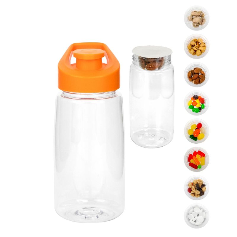 Easy Pour 18 oz. Recycled Snack Bottle-10