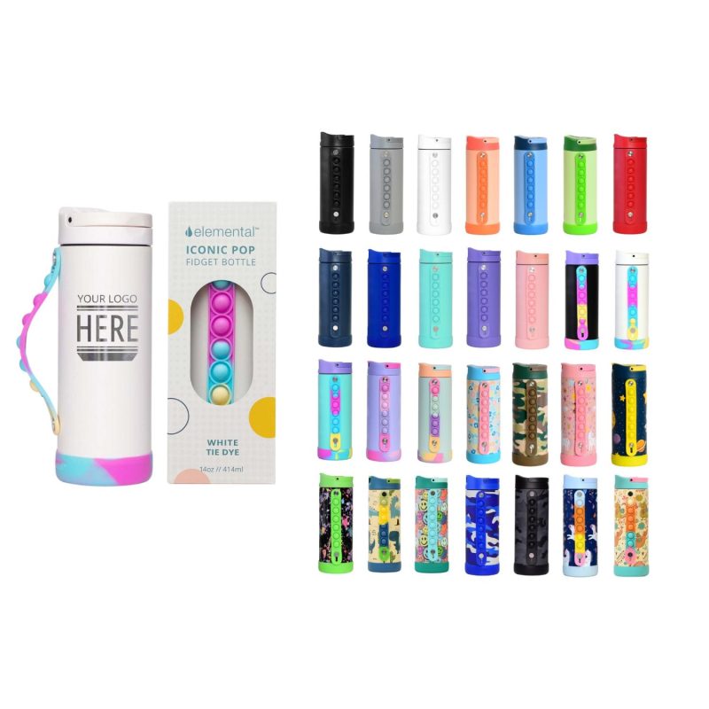 Elemental® Iconic Pop Fidget 14oz Stainless Steel Water Bottle - Vacuum Insulated-1