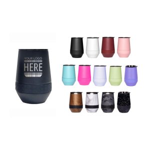 Elemental® Recess Stemless 10oz Stainless Steel Tumbler with Shatter-free Lid-1