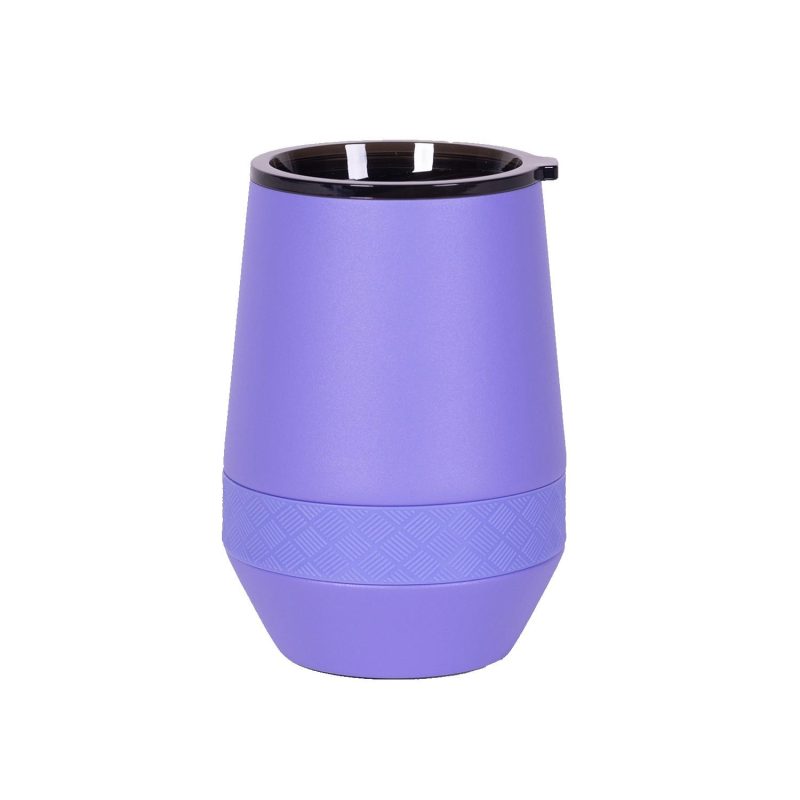 Elemental® Recess Stemless 10oz Stainless Steel Tumbler with Shatter-free Lid-8
