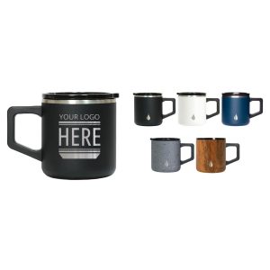 Elemental® Summit 12oz Stainless Steel Camp Mug with Shatter-free Lid-1