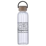 Eos 21 oz Glass Bottle w/ Bamboo Lid-3