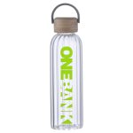 Eos 21 oz Glass Bottle w/ Bamboo Lid-7