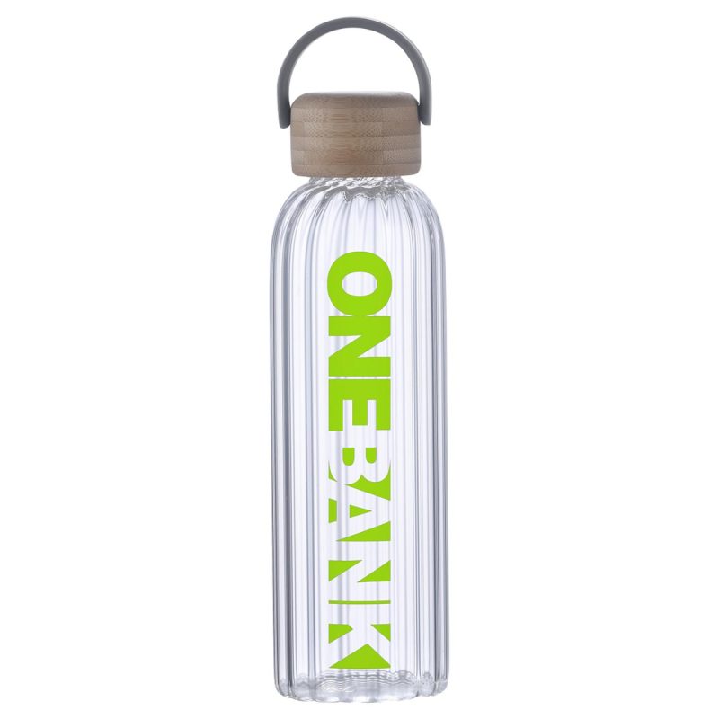 Eos 21 oz Glass Bottle w/ Bamboo Lid-7