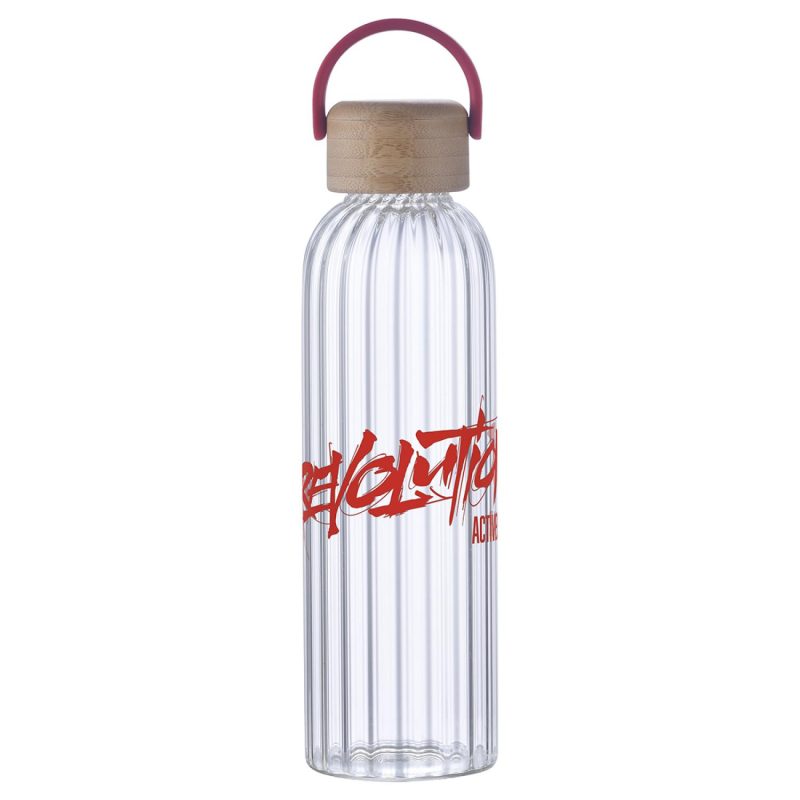 Eos 21 oz Glass Bottle w/ Bamboo Lid-9