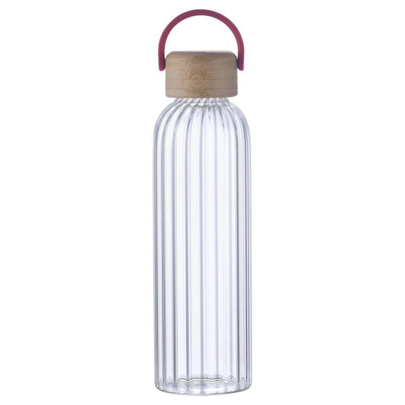 Eos 21 oz Glass Bottle w/ Bamboo Lid-10