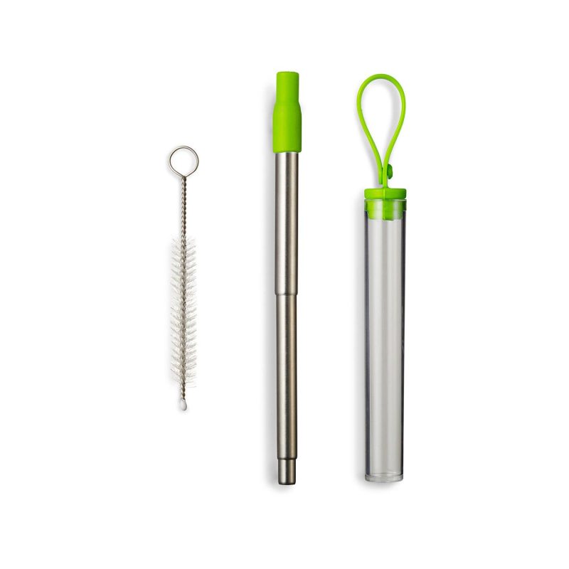 Festival Telescopic Reusable Drinking Straw Kit-8