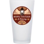Full Color Frosted Pint Glass 16 Oz-2