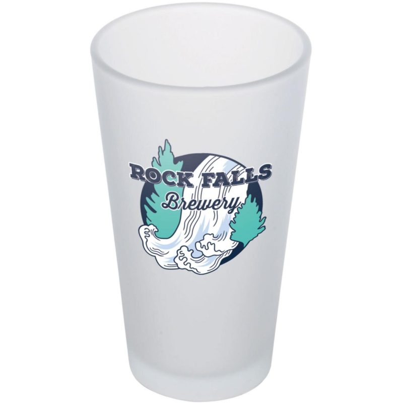 Full Color Frosted Pint Glass 16 Oz-3