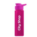 Garyline® Boss Embossed RPET Bottle with Drink-Thru Lid - 26 oz.-9