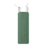 Garyline® Boss Embossed RPET Bottle with Flip-Straw Lid - 26 oz.-10