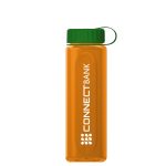 Garyline® Boss Embossed RPET Bottle with Tethered Lid - 26 oz.-7