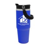 Garyline® Bravo Stainless Steel Bottle with 2-in-1 Flip-Straw Lid - 30 oz.-3
