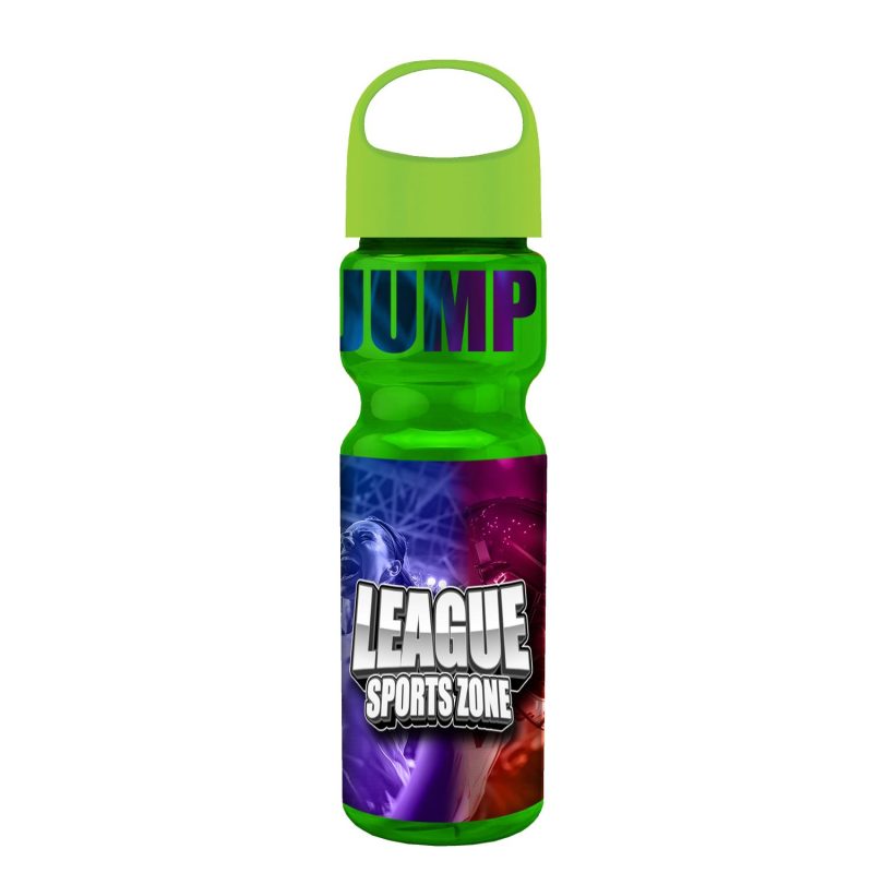 Garyline® Champ Bottle with Oval Crest Lid - 28 oz.-4