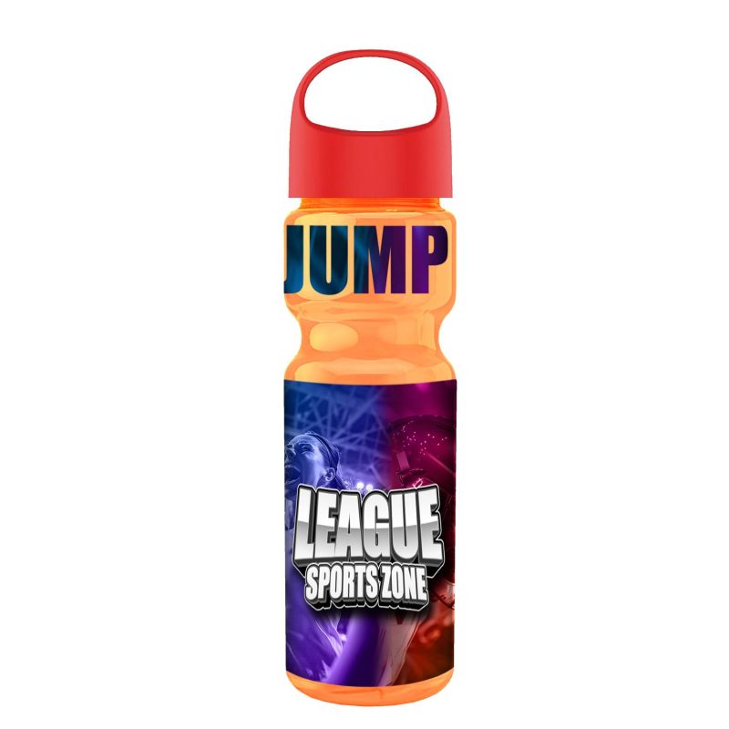 Garyline® Champ Bottle with Oval Crest Lid - 28 oz.-6