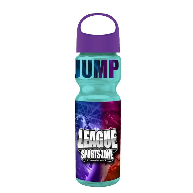 Garyline® Champ Bottle with Oval Crest Lid - 28 oz.-8