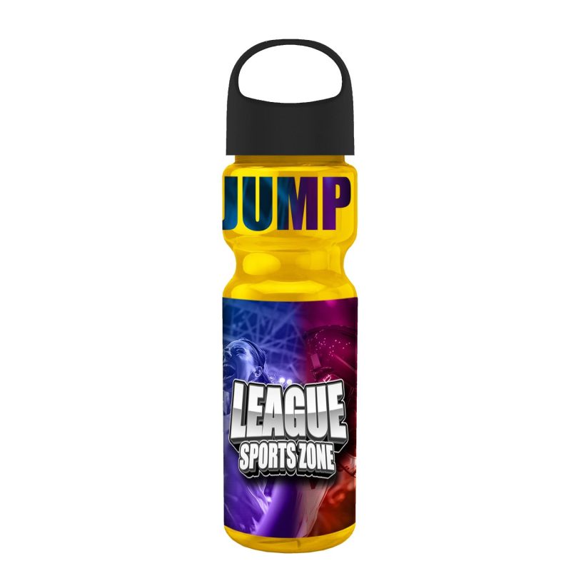 Garyline® Champ Bottle with Oval Crest Lid - 28 oz.-10