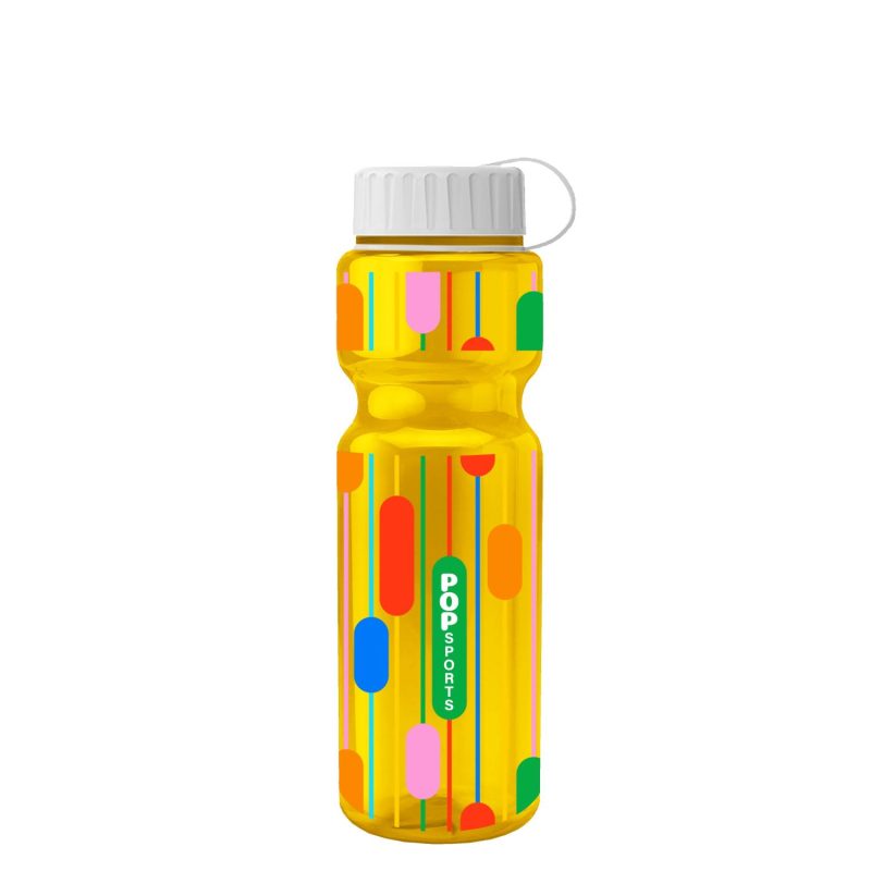 Garyline® Champ Bottle with Tethered Lid - 28 oz.-10