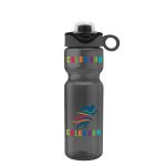 Garyline® Champ Bottle with Two-Tone Drink-Thru Lid with Silicone Loop - 28 oz.-2