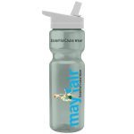 Garyline® Champ Recycled Bottle with Flip-Straw Lid - 28 oz.-2