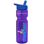 Garyline® Champ Recycled Bottle with Flip-Straw Lid - 28 oz.-9