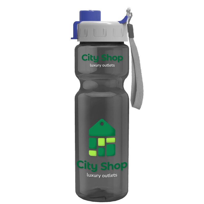 Garyline® Champ Recycled Bottle with Quick-Snap Lid - 28 oz.-2