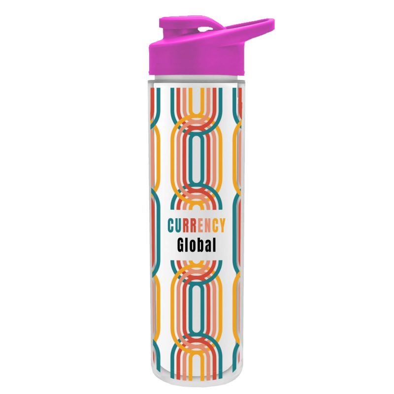 Garyline® Chiller Insulated Bottle with Drink-Thru Lid and Full-Color Insert - 16 oz.-4