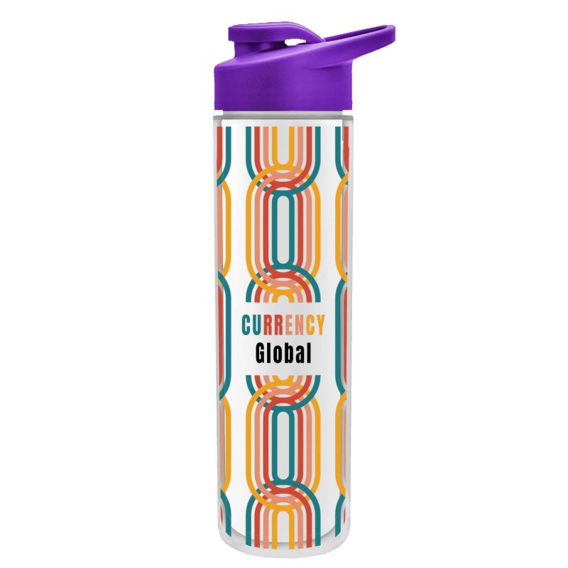 Garyline® Chiller Insulated Bottle with Drink-Thru Lid and Full-Color Insert - 16 oz.-10