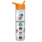 Garyline® Chiller Insulated Bottle with Flip-Straw Lid and Full-Color Insert - 16 oz.-6