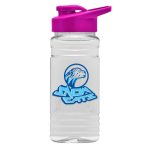 Garyline® Clear Bottle with Drink-Thru Lid - 20 oz.-4