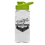 Garyline® Clear Bottle with Drink-Thru Lid - 20 oz.-5