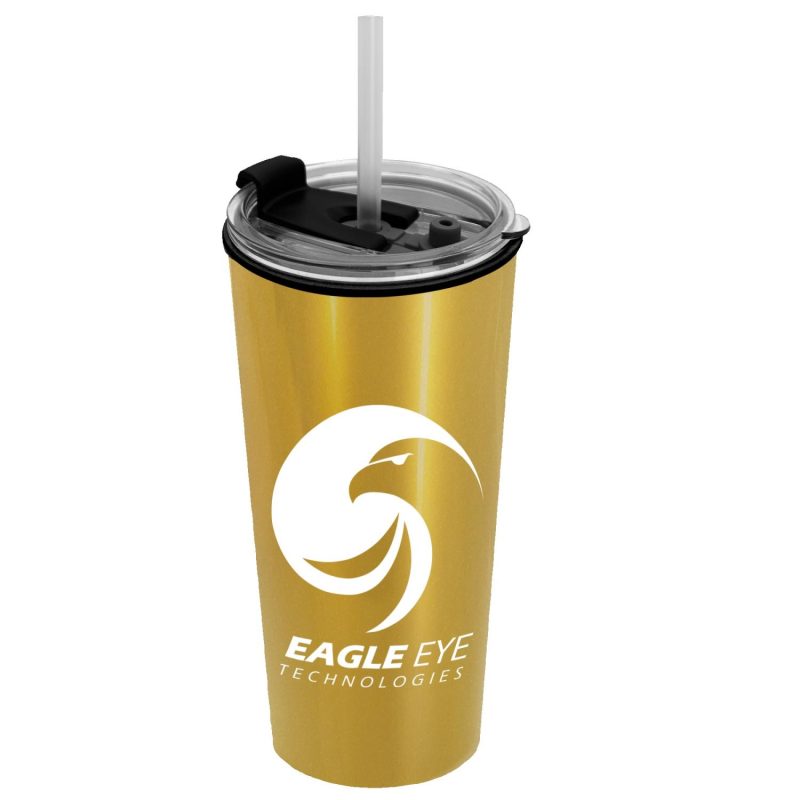 Garyline® Explore Travel Tumbler with 2-in-1 Lid with Straw - 18 oz.-3
