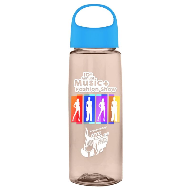 Garyline® Flair Tritan® Bottle with Oval Crest Lid - 26 oz.-2