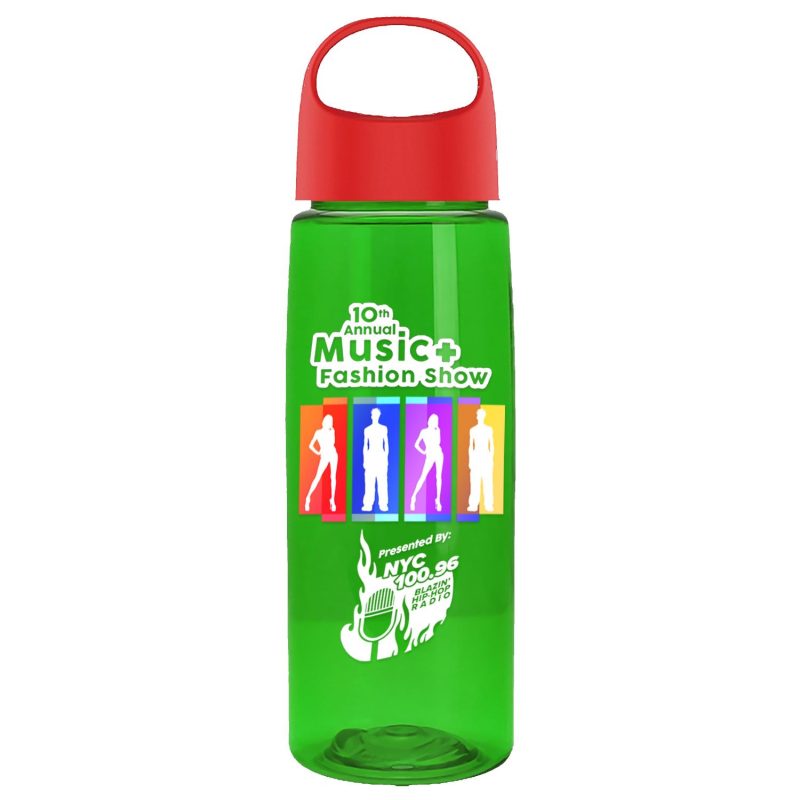 Garyline® Flair Tritan® Bottle with Oval Crest Lid - 26 oz.-6